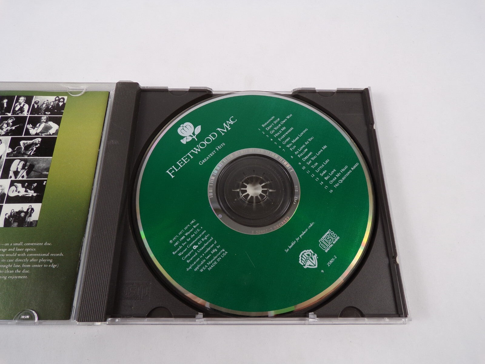Fleetwood Mac Greatest Hits Rhiannon Don't Stop Go Your Own Way Hold Me CD#12