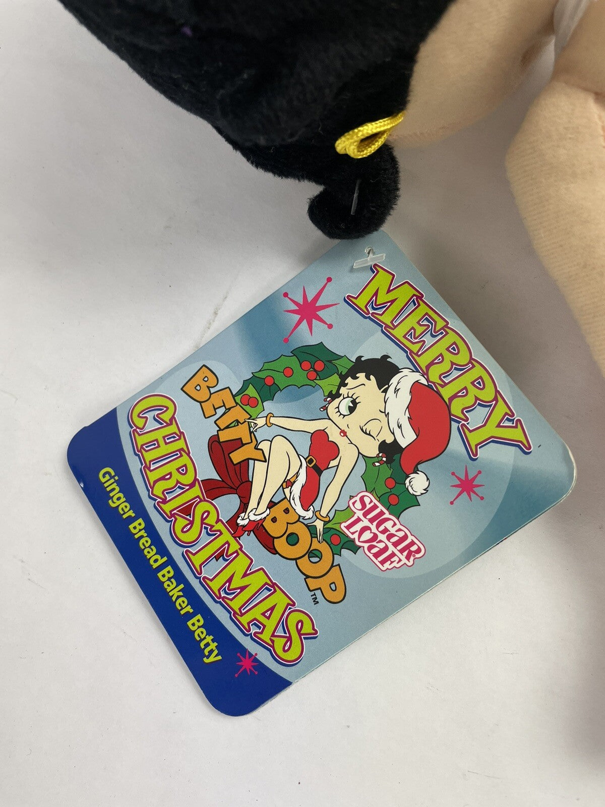Betty Boop 16" Plush Ginger bread baker Betty Merry Messages Christmas 2009 NWT