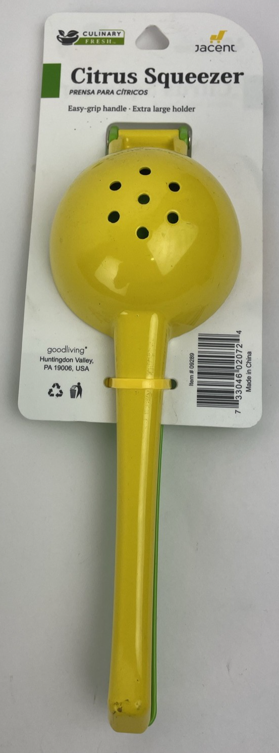 Jacent Culinary Fresh Doecast Metal Citrus Squeezer : Manual Press, Easy to Use