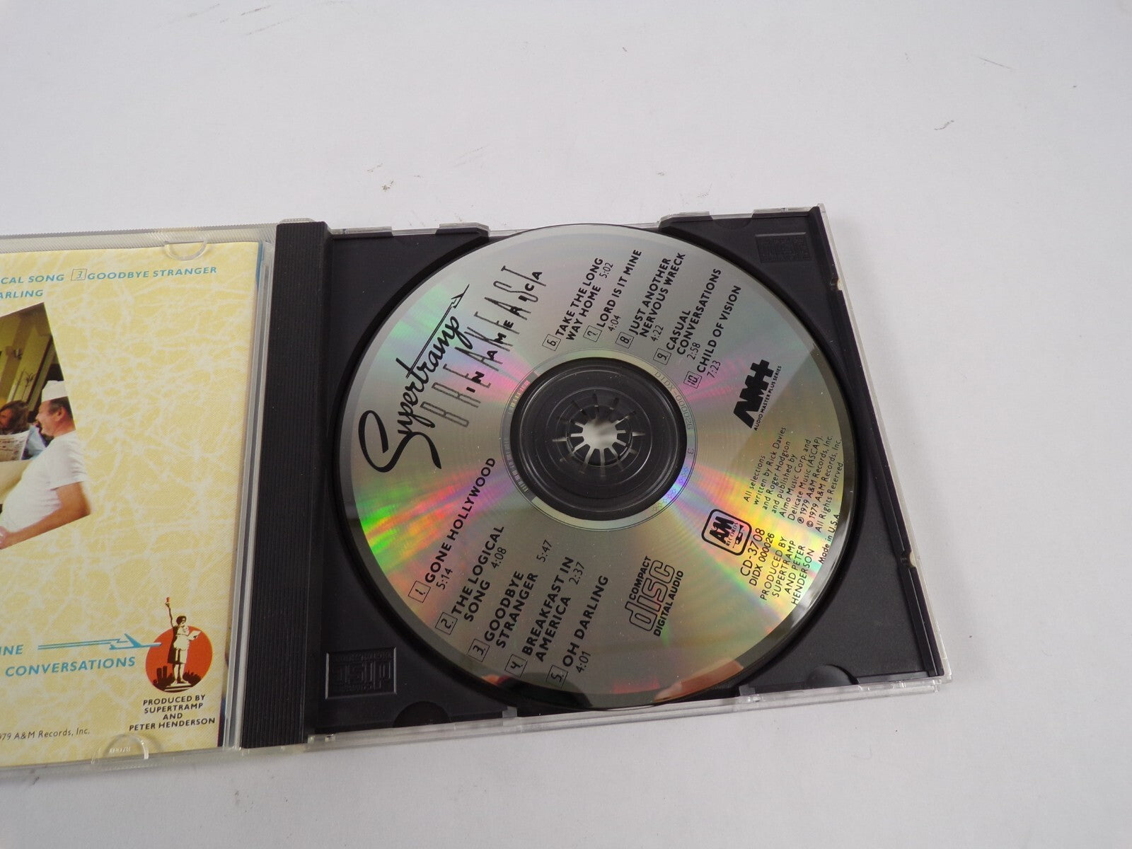 Supertramp Breakfast In America CD-3708 Gone Hollywood Oh Darling CD#47
