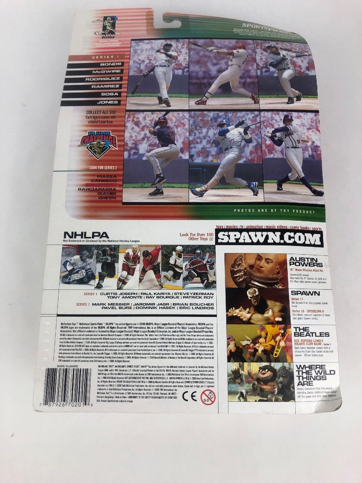 Mark McGwire McFarlane Big League Baseball Action Figure Sealed Series 1