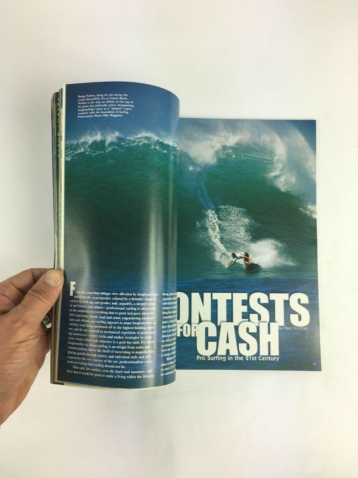 April 2001 LongBoard Magazine Cash Contests & Controversy Mike Doyle