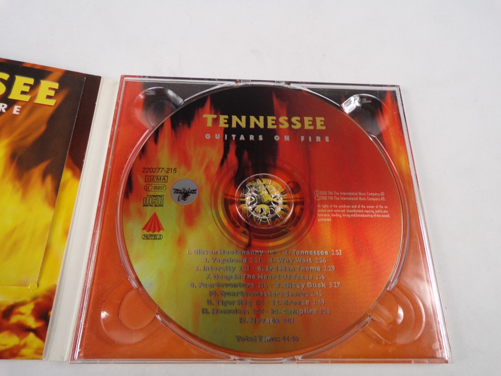 Tennessee Guitars On Fire Vagabond Tiger Rag Homeless Nevada CD#34