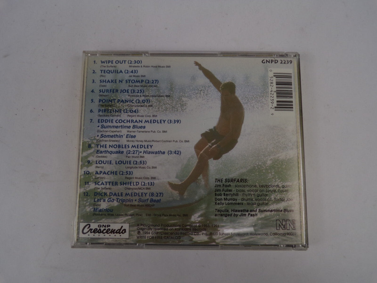 Surf Party wipe Out Tequila Surfer Joe Point Panic Pipeline Apache CD#40