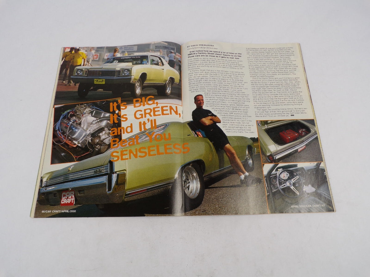 April 2000 Car Craft New Ford Crate Engine The True cost Of Paint & Body