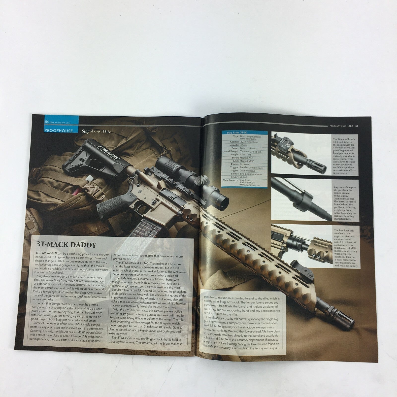 February 2016 Guns & Ammo Magazine DD5V1 Daniel Defenses First .308 Sig Legion