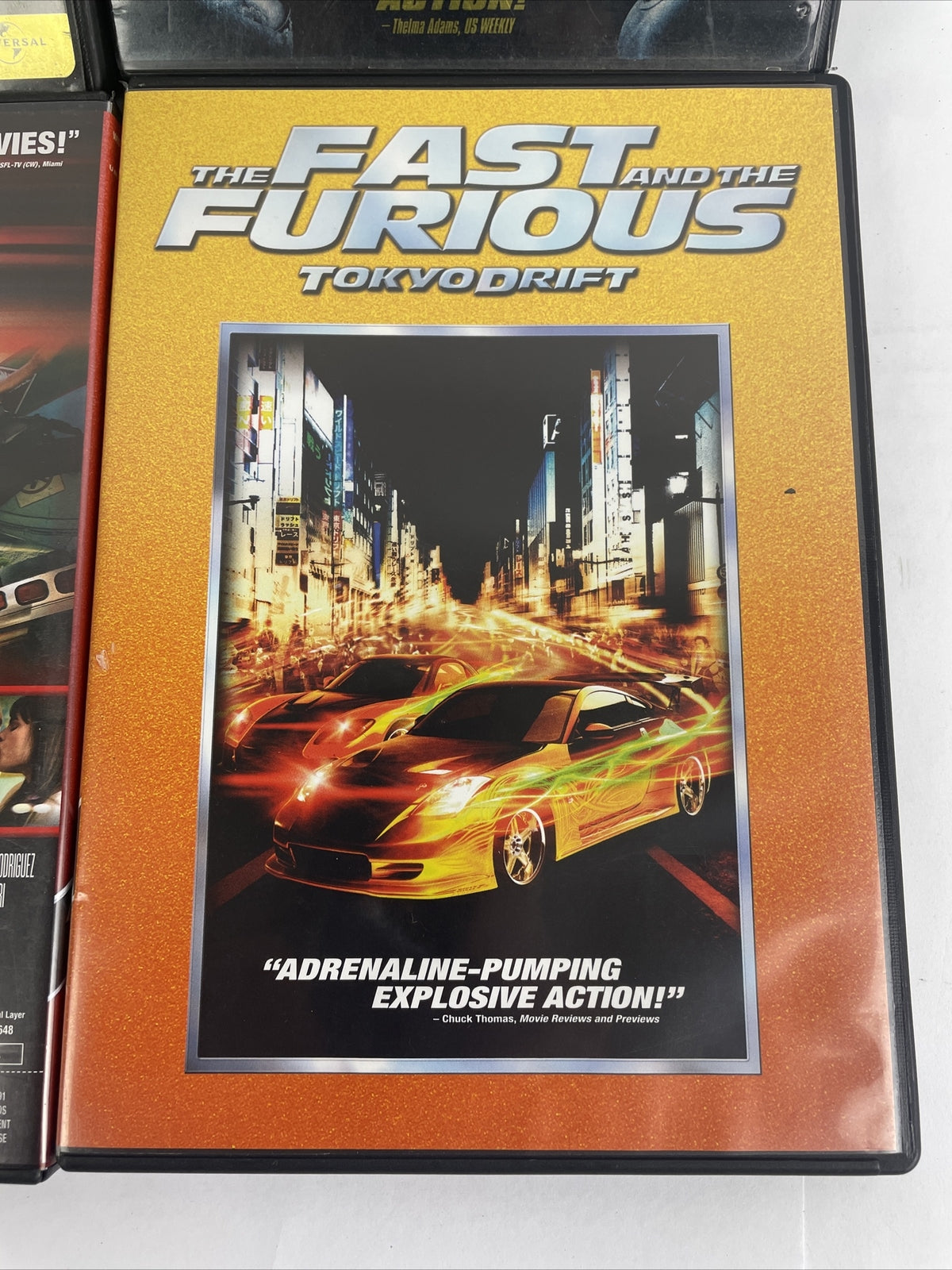 The Fast and The Furious Fast & Furious 4 DVD Lot Tokyo Drift 2 Fast 2 Furious