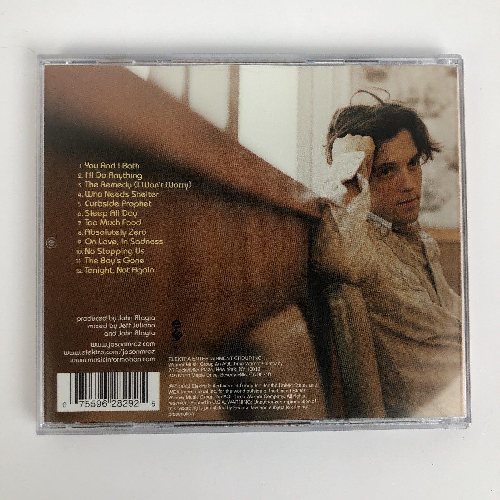 JASON MRAZ " Waiting For My Rocket To Come " Digital Audio CD 12 Tracks #56