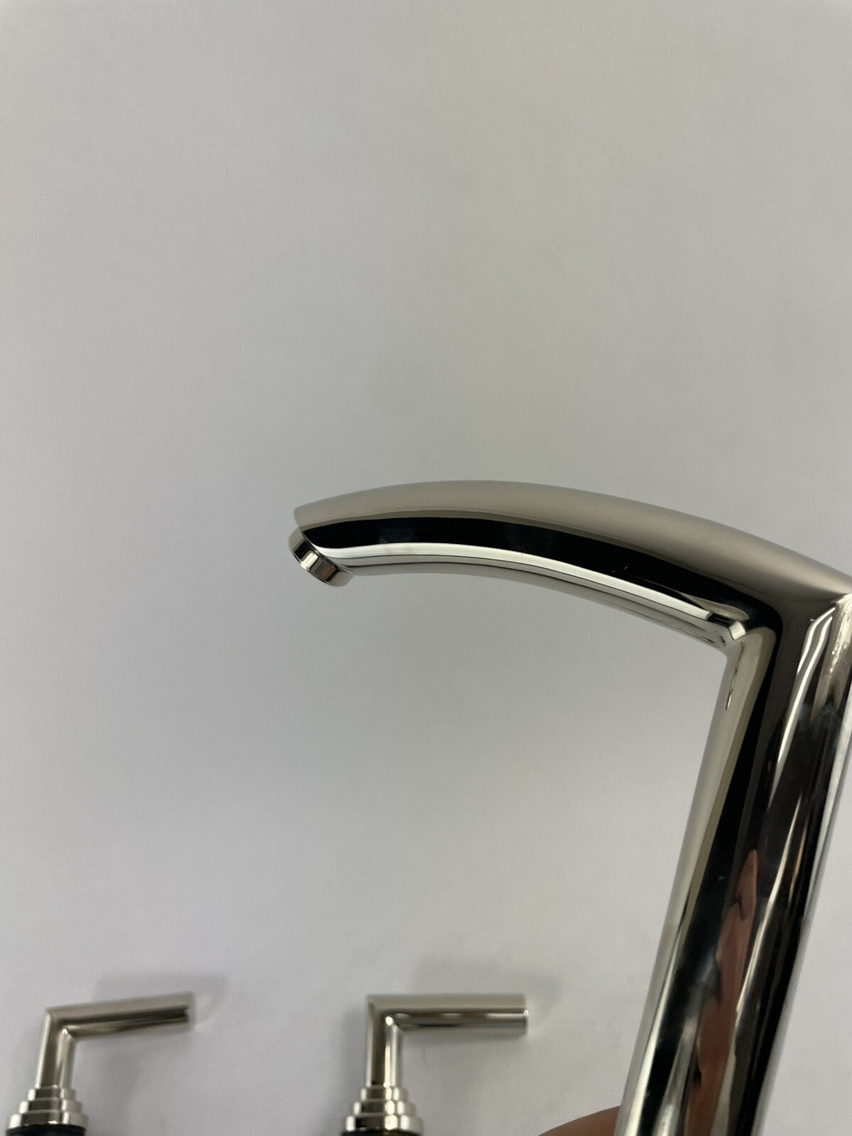 PCS Bath Bathroom Sink Widespread Lavatory Faucet with handles Polished Chrome