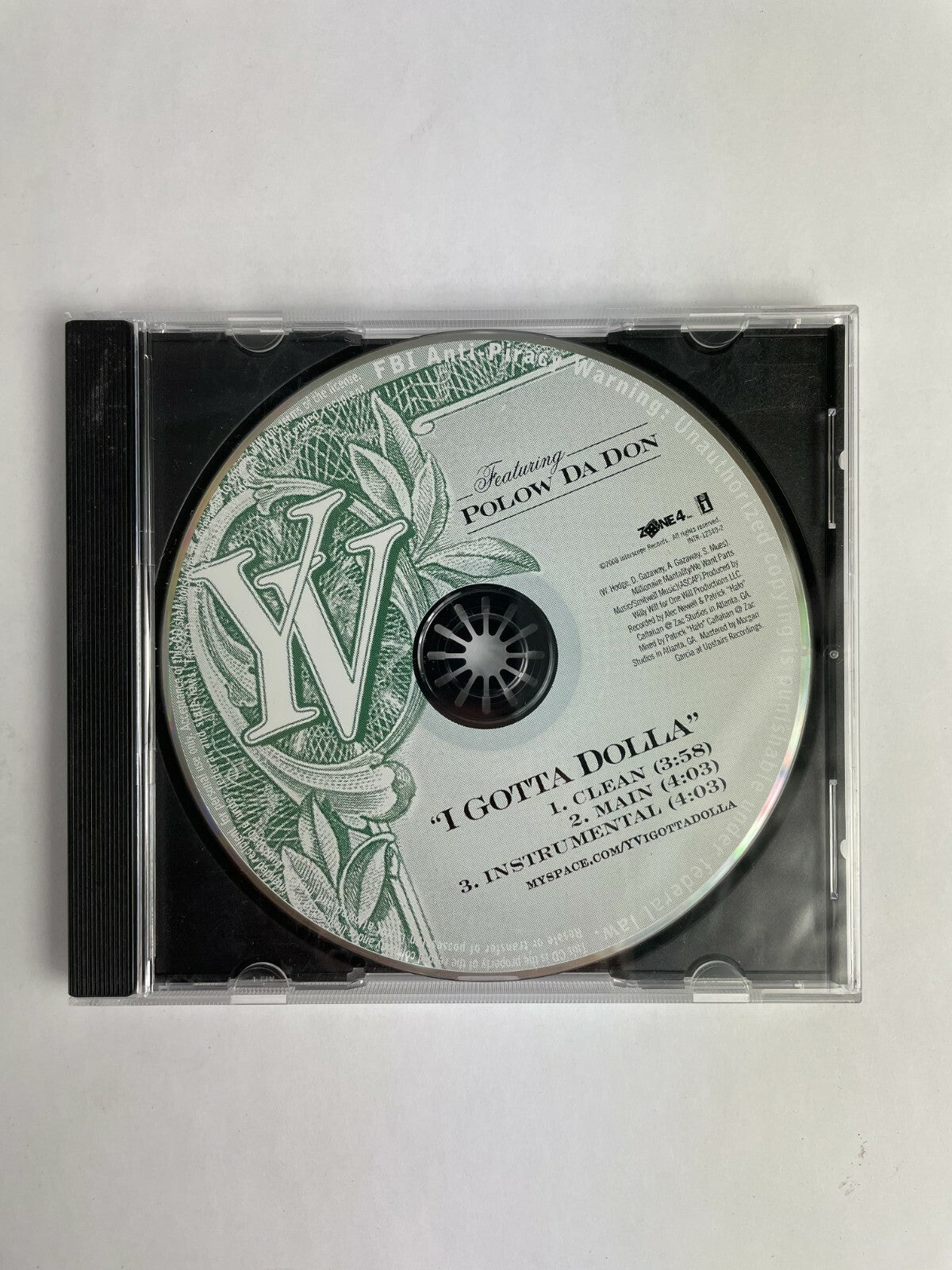 Polow Da Don I Gotta Dolla Clean Main Instrumental Disc Q12