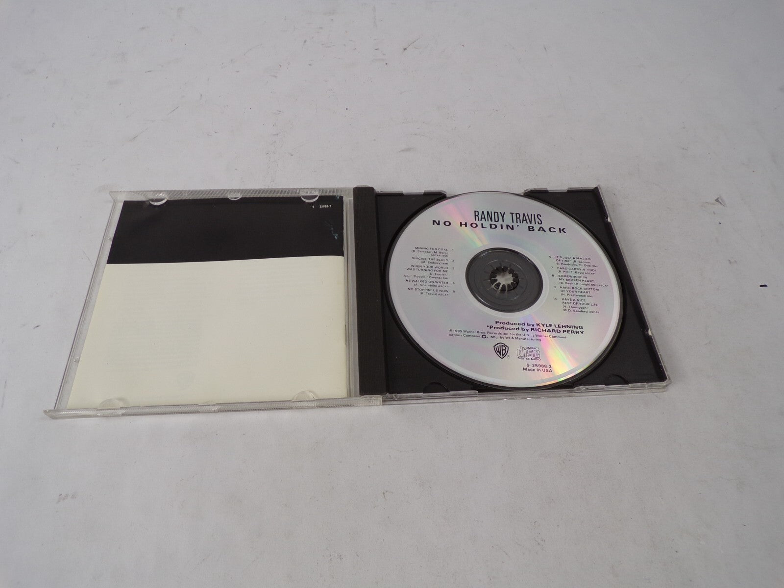 No Holding Back Randy Travis Mining For Coal Singing The Blues When Your CD#62