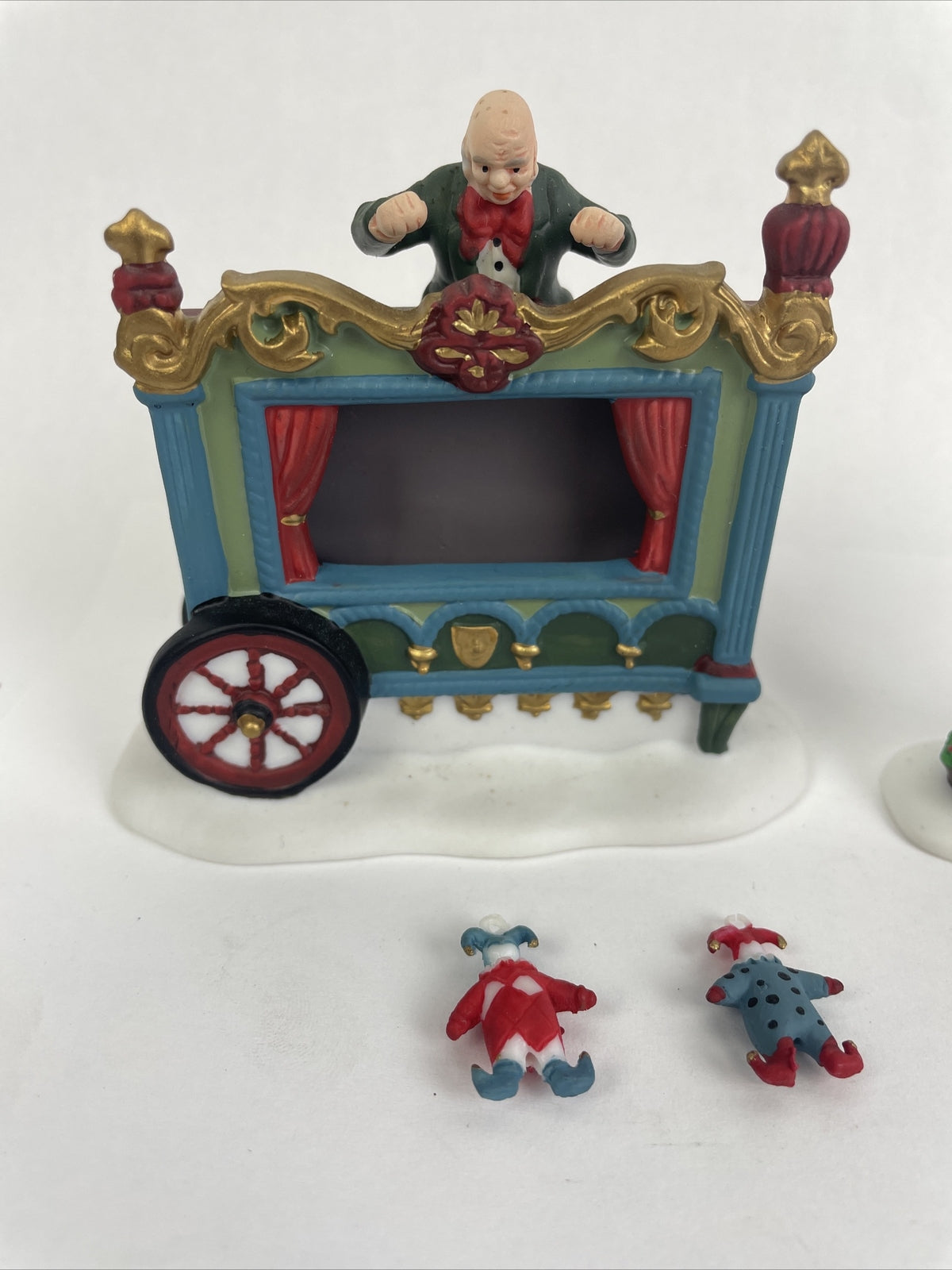 Dept 56 Heritage Village Collection THE OLD PUPPETEER 3 Figures 5802-5 IN Box