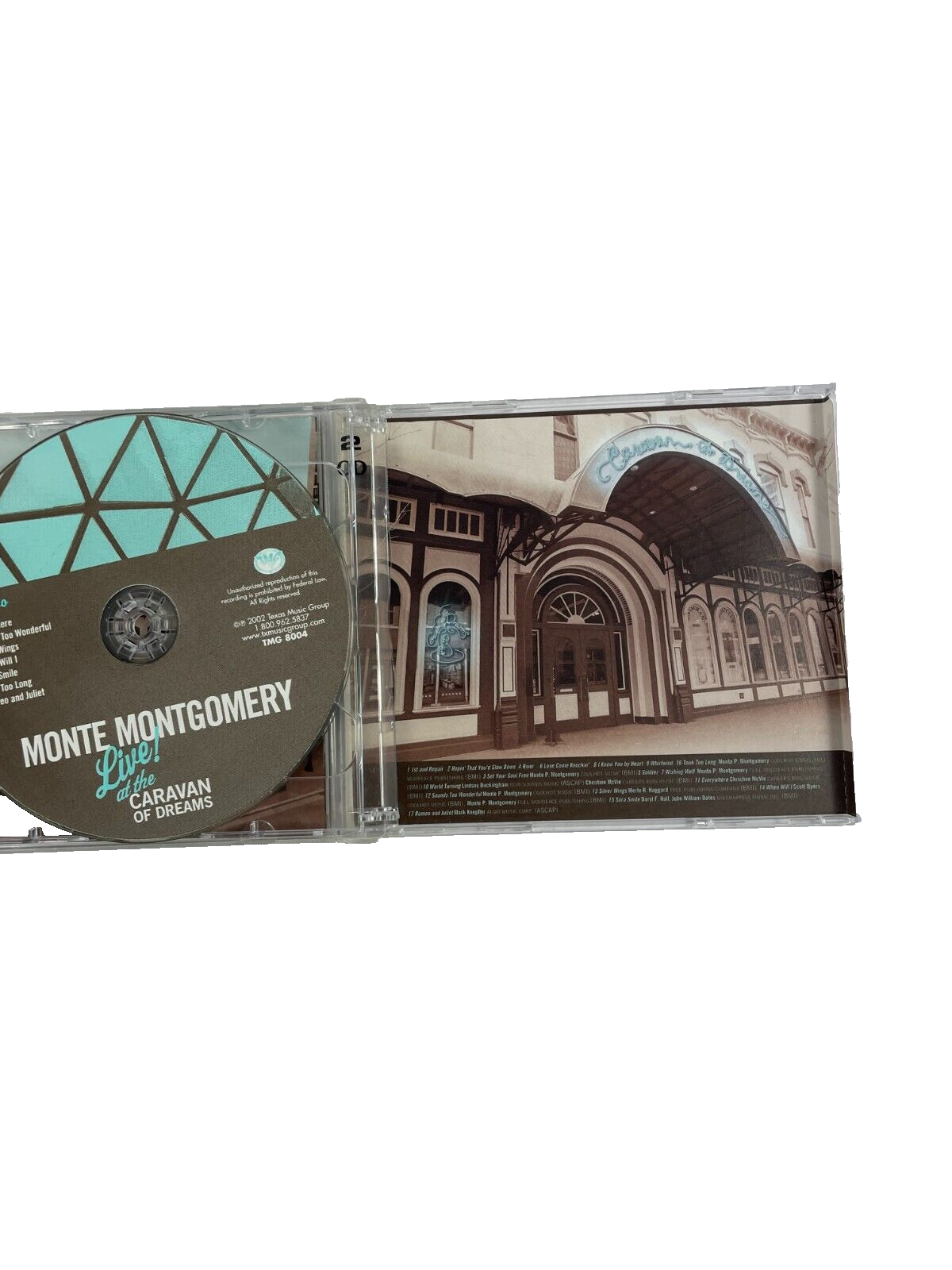 Monte Montgometry Live At The Caravan Of Dreams Set 1st And Repair 2 Disc #M-N-O
