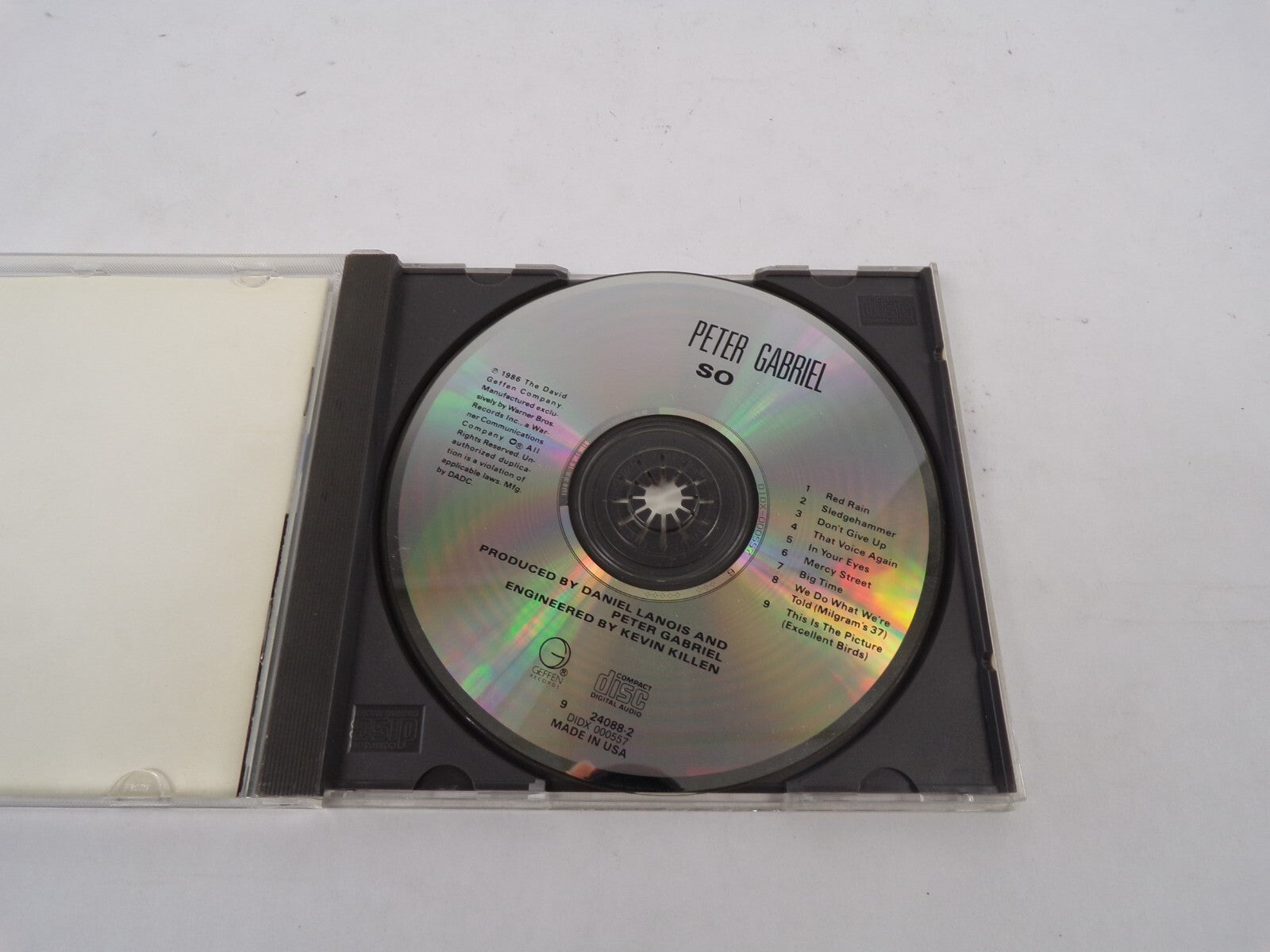 So Peter Gabriel Red Rain Siedgehammer Don't Give Up That Voice Again In CD#25