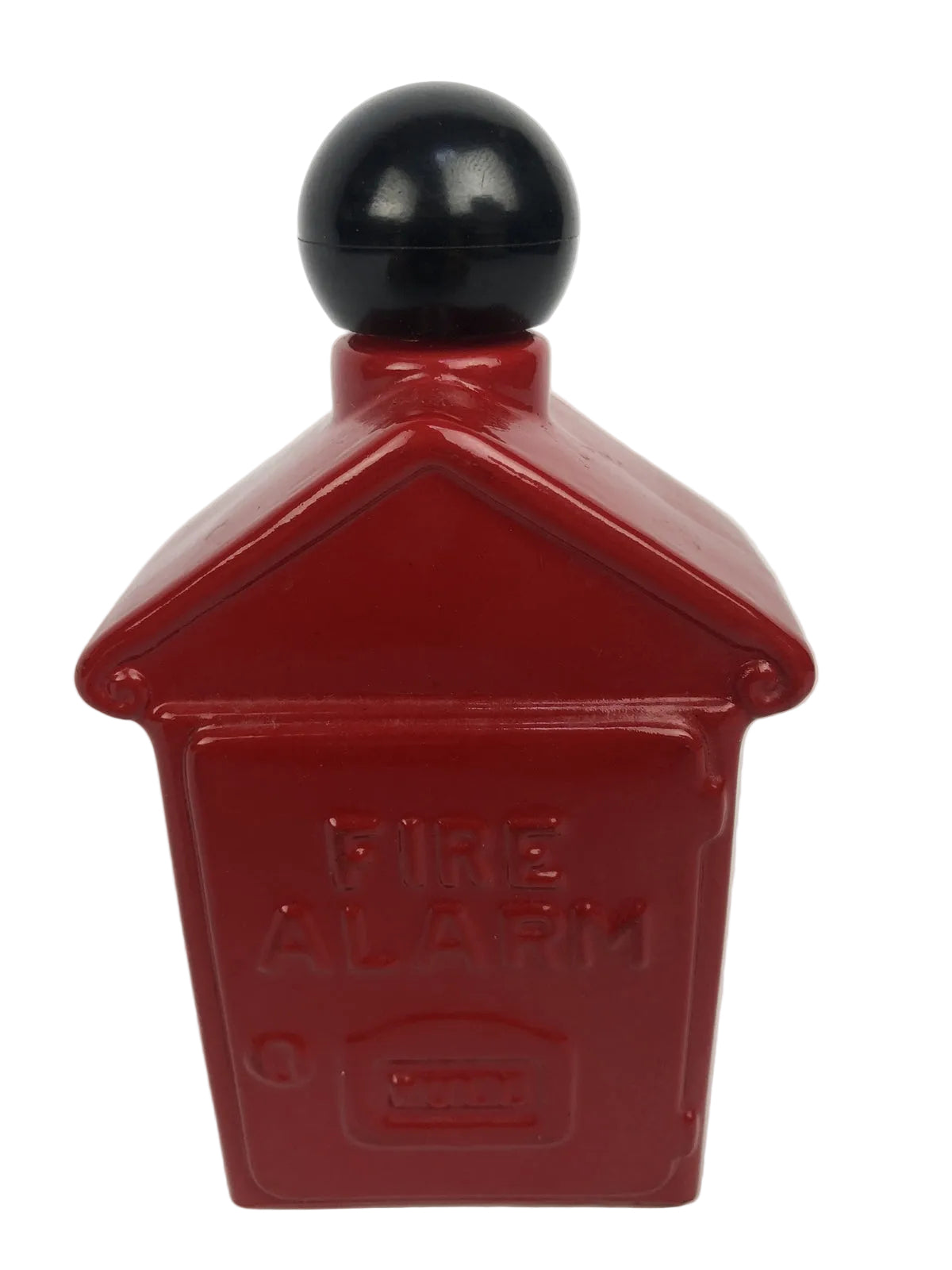 AVON FIRE ALARM BOX ELECTRIC PRE-SHAVE LOTION (empty) BOTTLE Vintage 1975