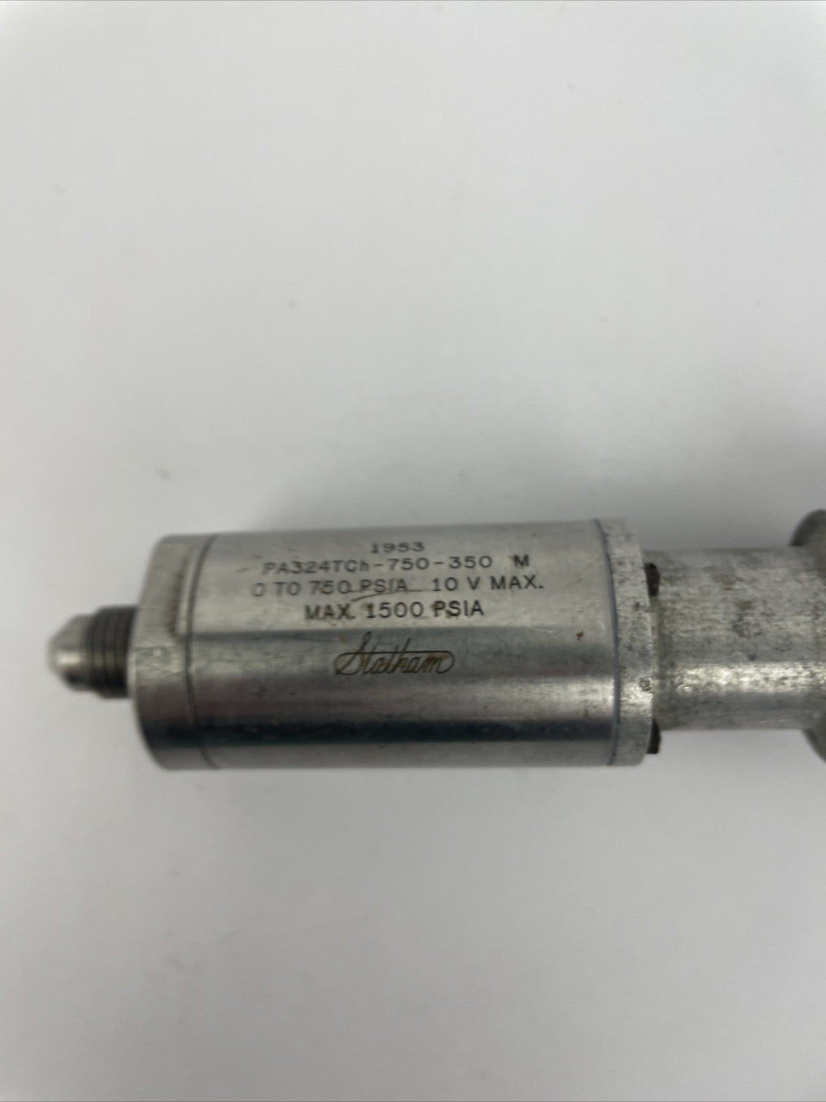 Statham 1953 0-750 PSIA 10V Max Pressure Transducer 13615 PA324TCh Max 1500 PSIA