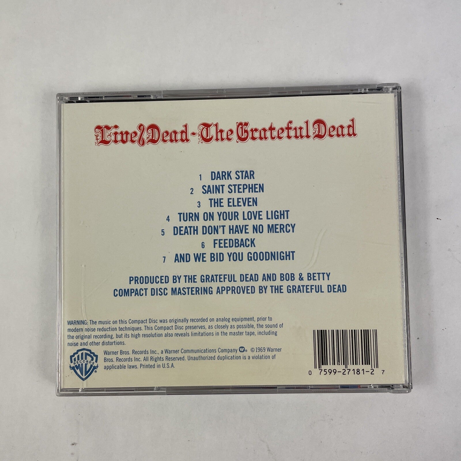 Grateful Dead - Live / Dead CD (1969) #16