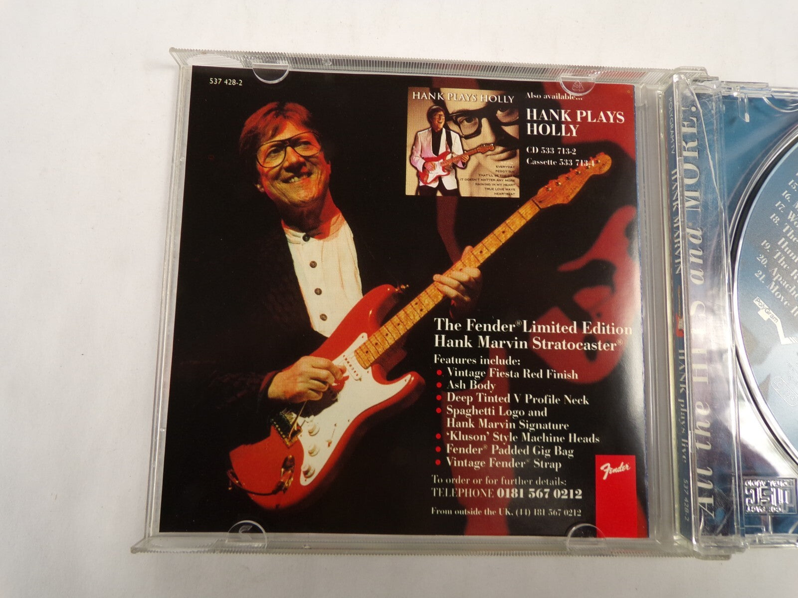 Hank Marvin Hank Plays Live Live & Let Die Devil Woman Foot Tapper CD#54