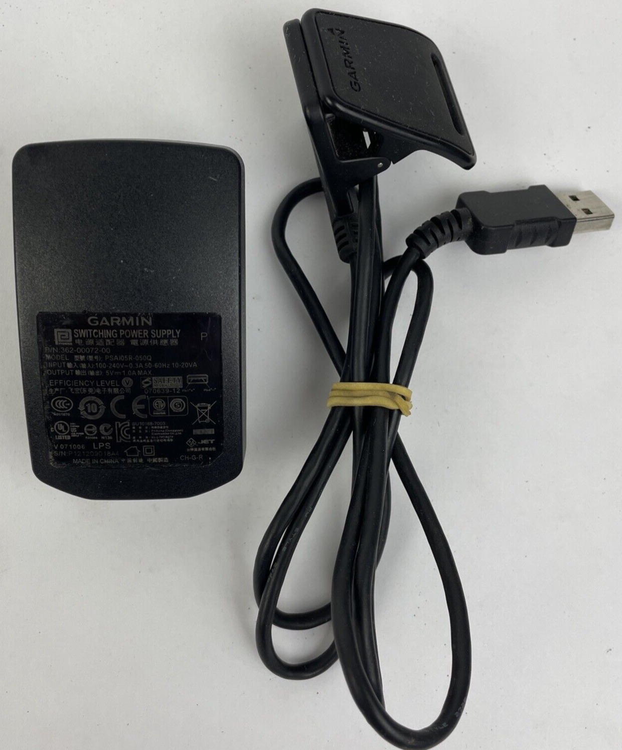 OEM Garmin USB Power Supply 5VDC 1A PSAI05R-050Q Forerunner 405CX 410 405 - LOOK