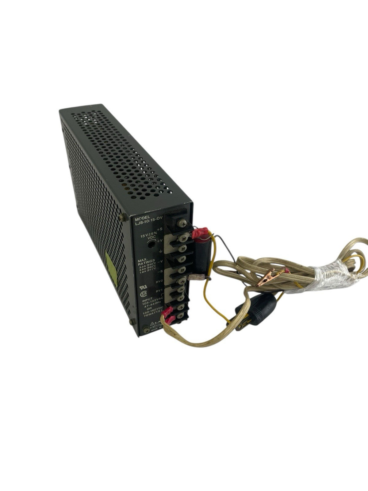 TDK-Lambda LJS-10-5-OV Power Supply 105-132VAC/130-160VDC 5VDC 10A, 8A, 5.5A