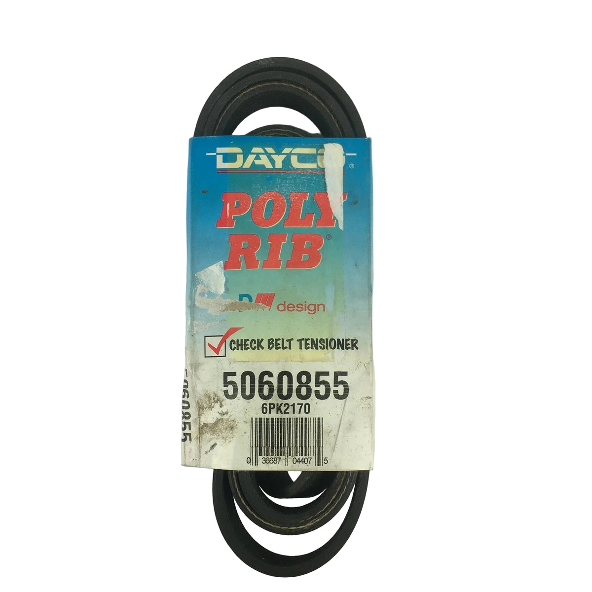 Dayco 5040335 4PK0850 Poly Rib serpentine belt OEM replacement 4-rib EPDM accessory drive belt for automotive applications A6.