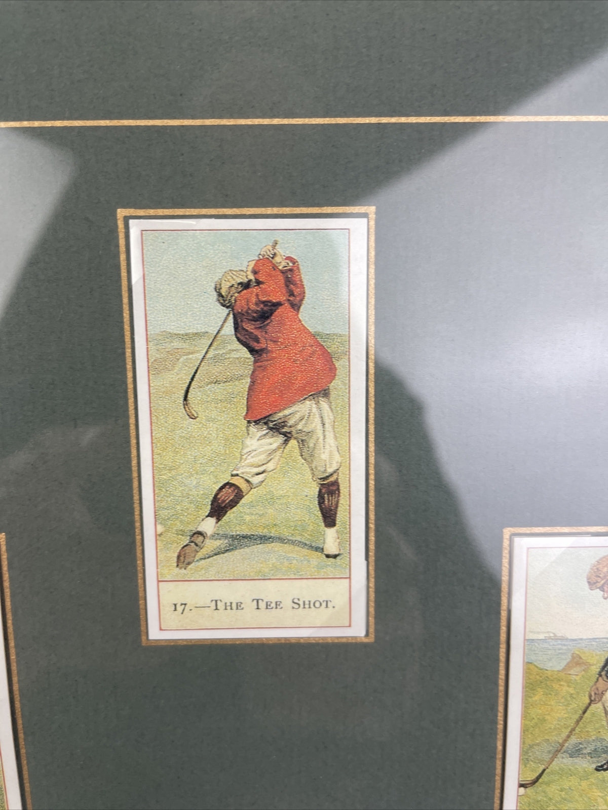 18 wood FRAMED AND MATTED COPIES Cigar TOBACCO GOLF TRADING CARDS With History