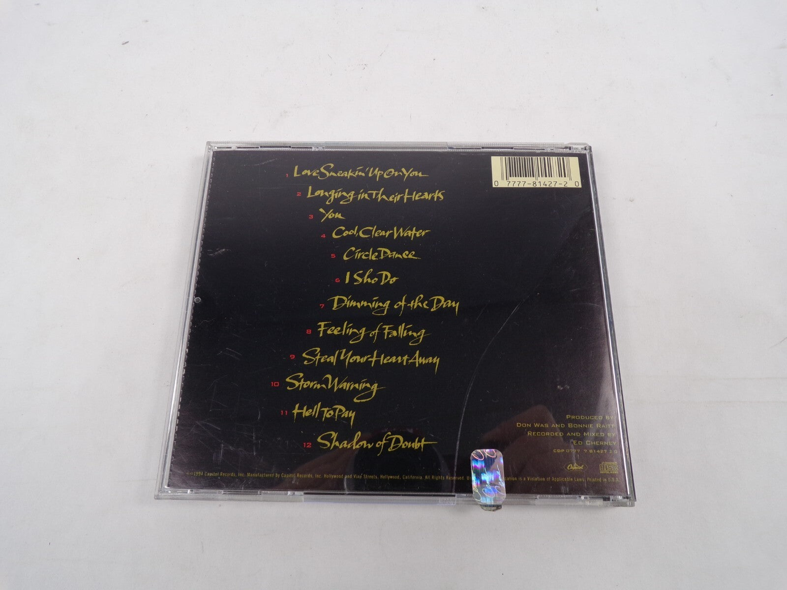 Bonnie Raiff Love Sneakin Up On You Longing In Their Hearts You Cool Clear CD#30
