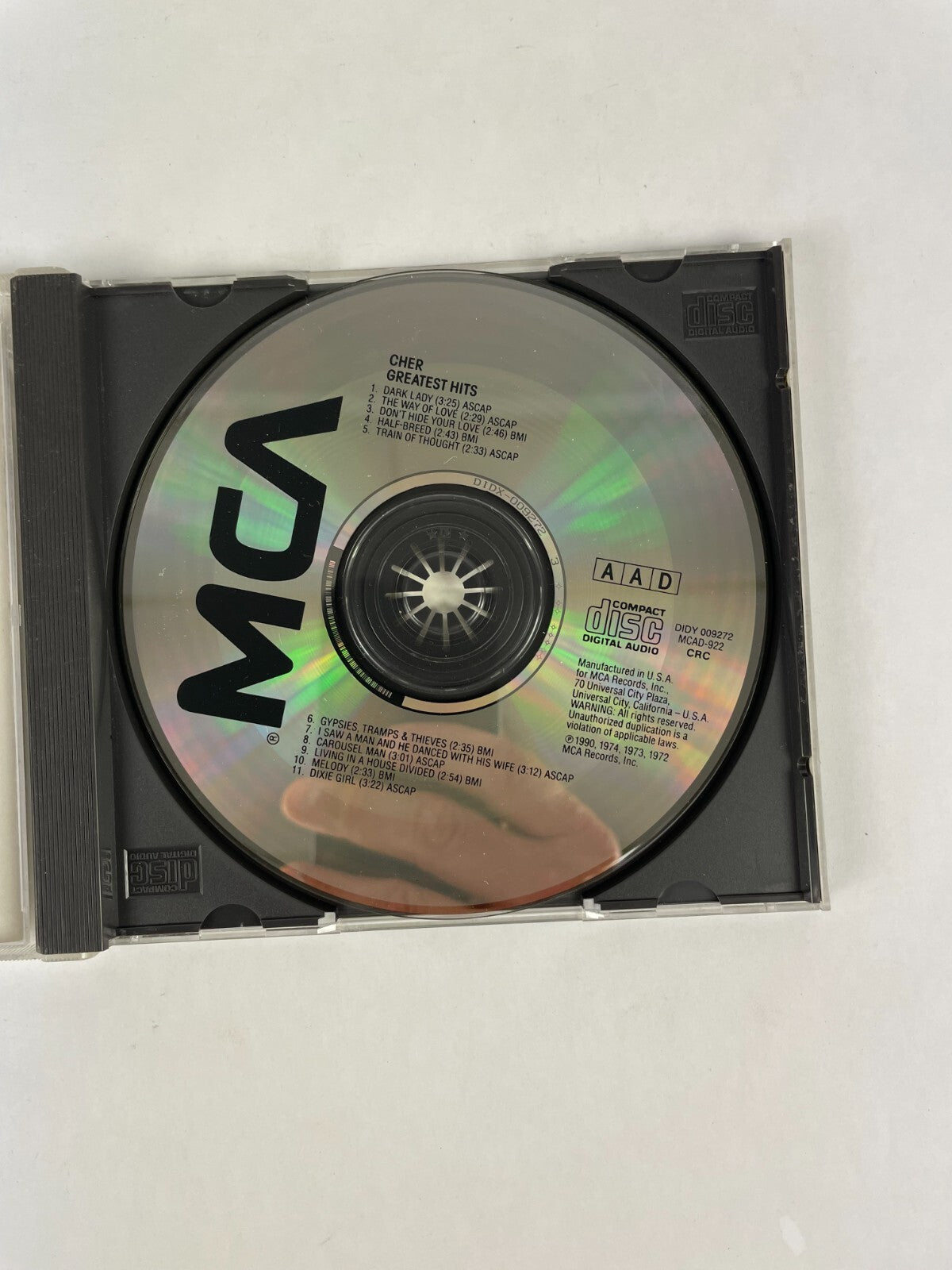 Cher Greatest Hits CD #7