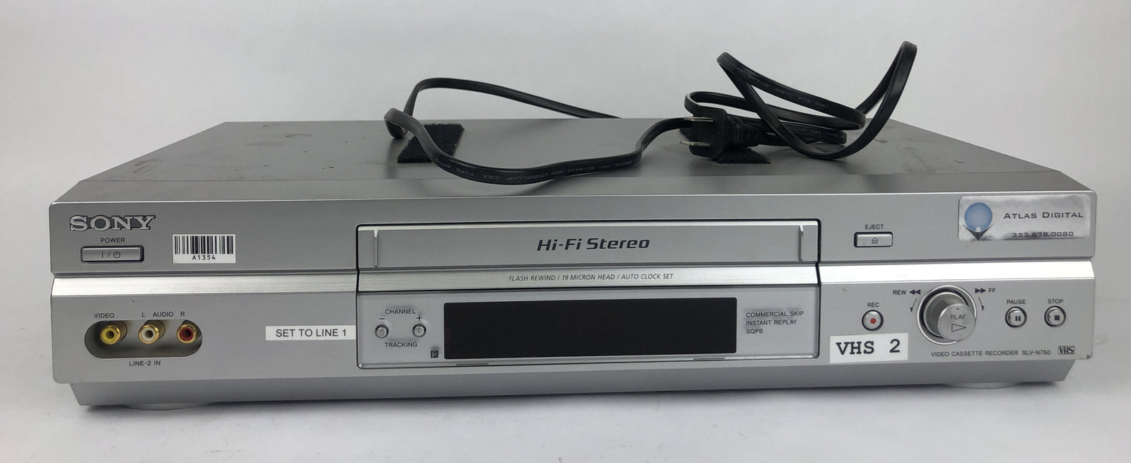 Sony Hi-Fi Stereo Video Cassette Recorder VCR Player Model No. SLV-N750 ??
