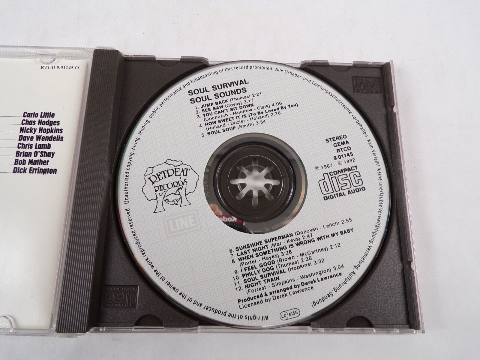 Soul Survival Soul Sounds Jump Back See Saw I Feel Good Night Train CD#56