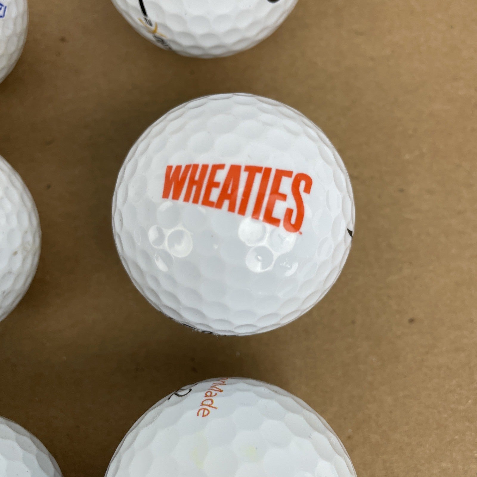 20 x Logo Golf Ball Lot Panda Bull Cali Bear Schwetty Balls FOO KING LONG Booze