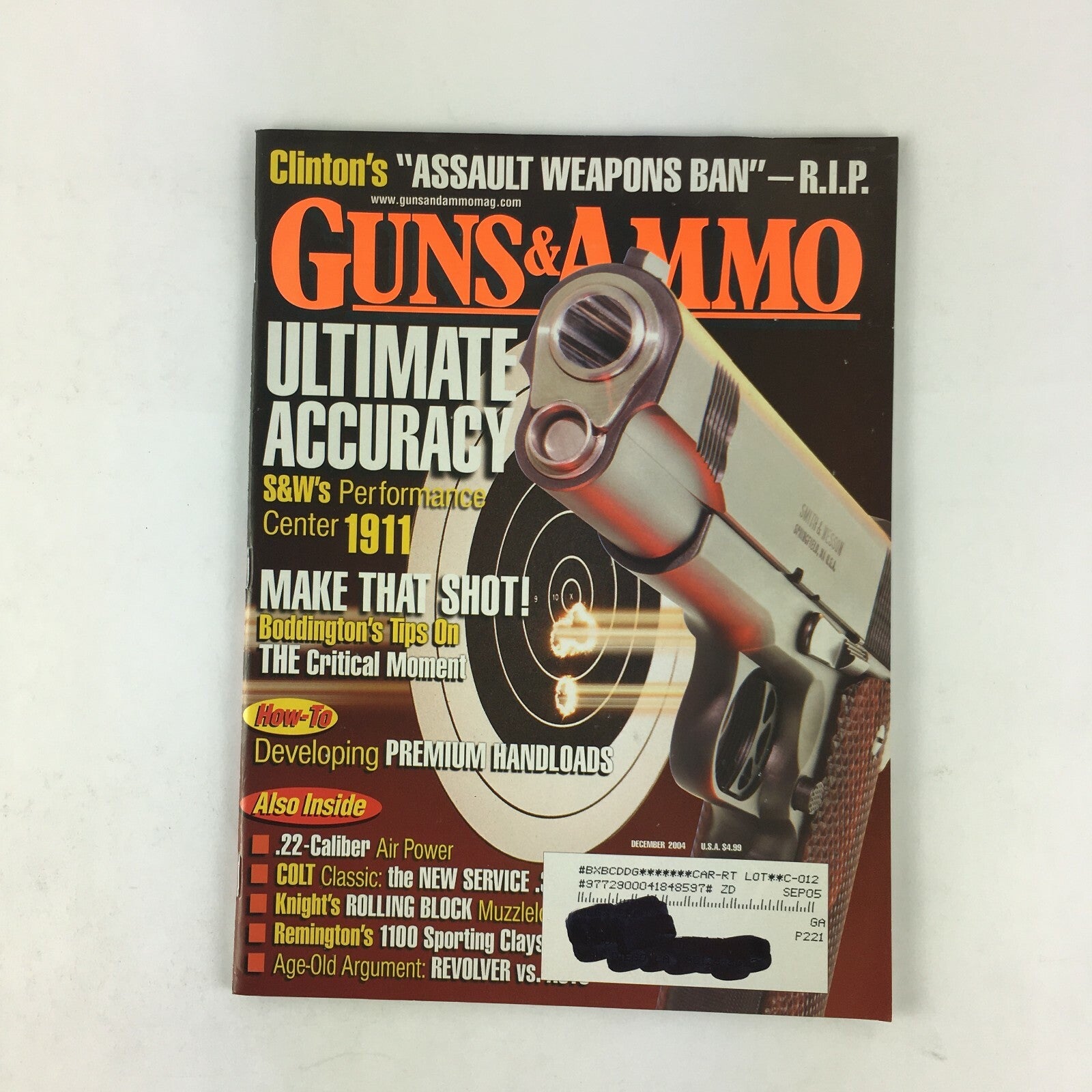 December 2004 Guns&Ammo Magazines Ultimate Accuracy S&W's Performance center1911