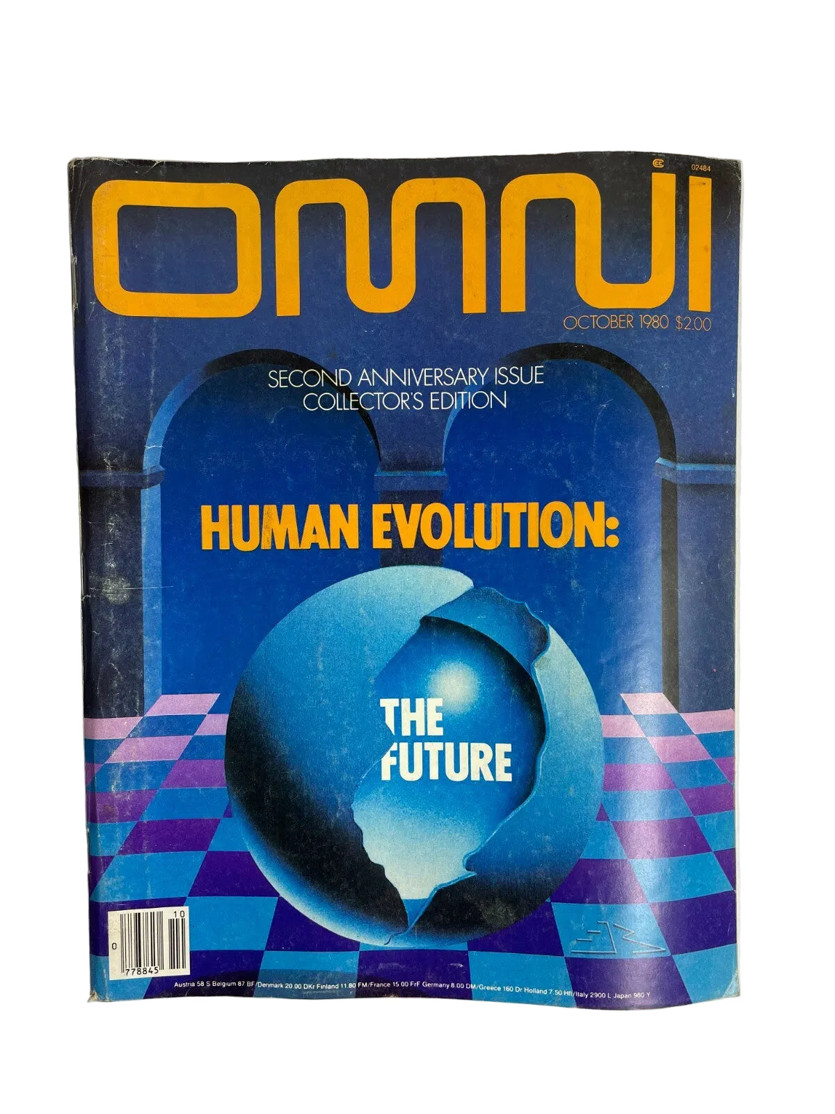 October 1980 Omni Magazine Second Anniversary Issue Human Evolution The Future