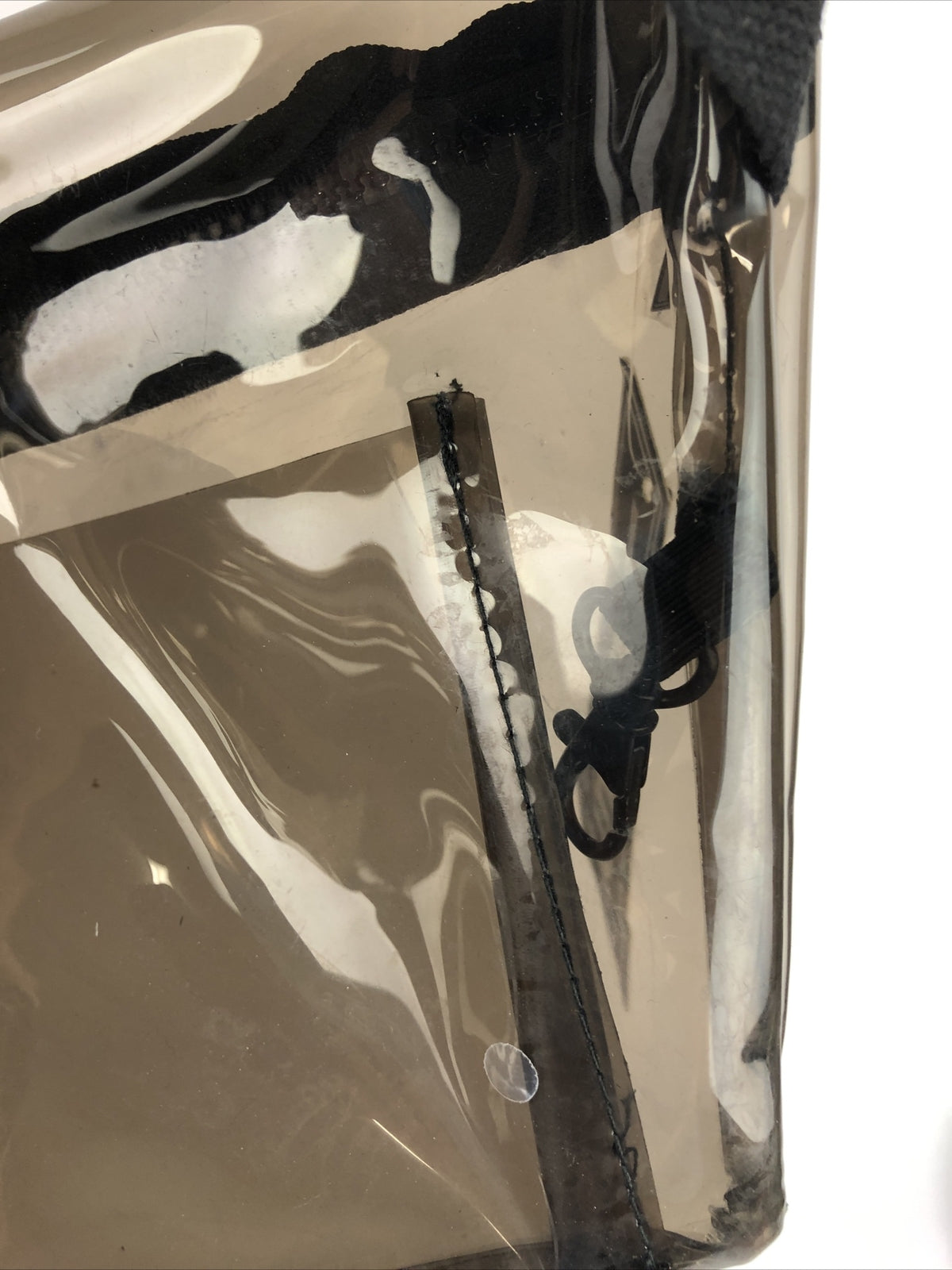 FYDELITY Clear Smoke Acrylic Fanny Pack Belt Bag Crossbody Convertible NEW