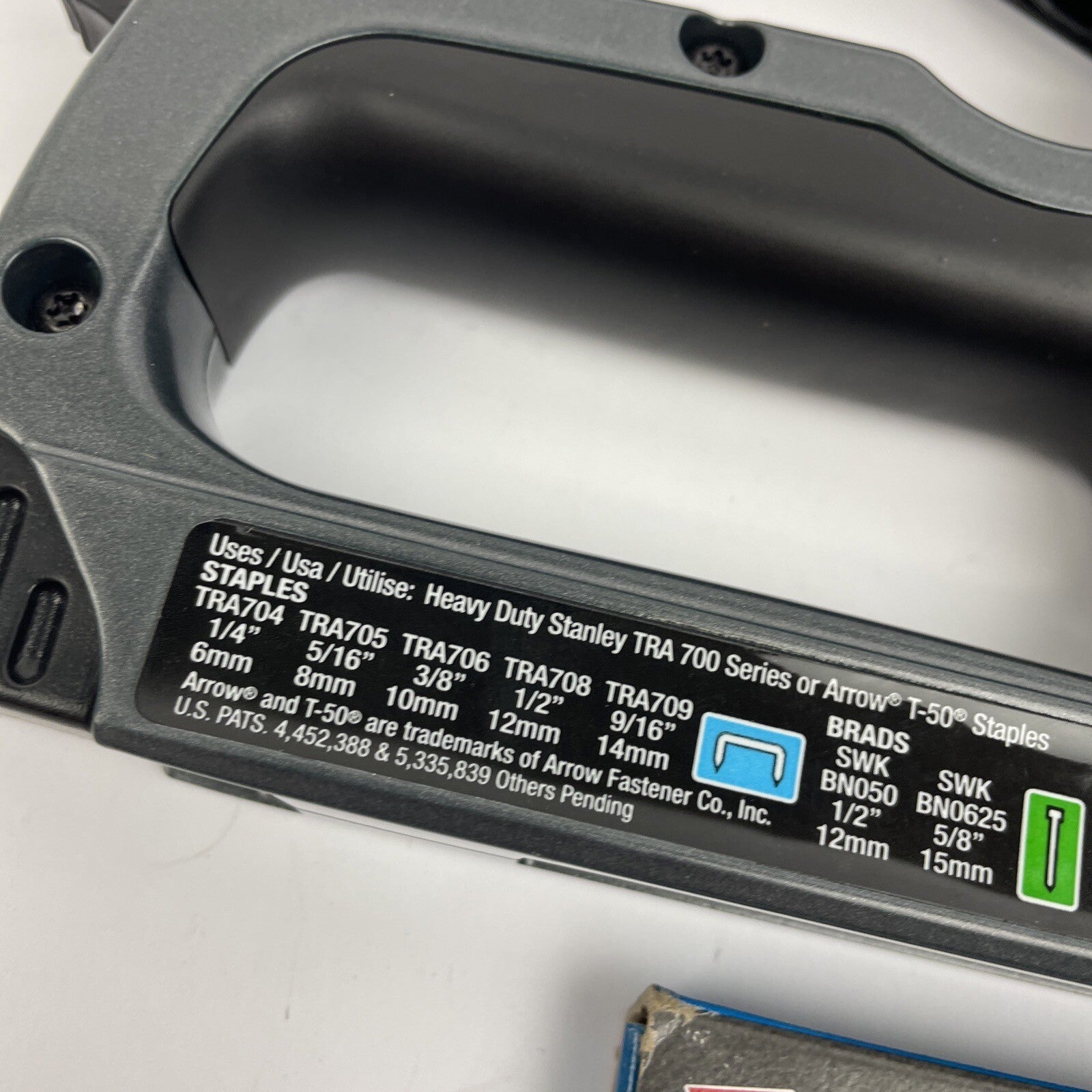 Stanley TR250 Heavy Duty T50 Staple Gun - Aircraft Aluminum W 3/8" 10mm Staples