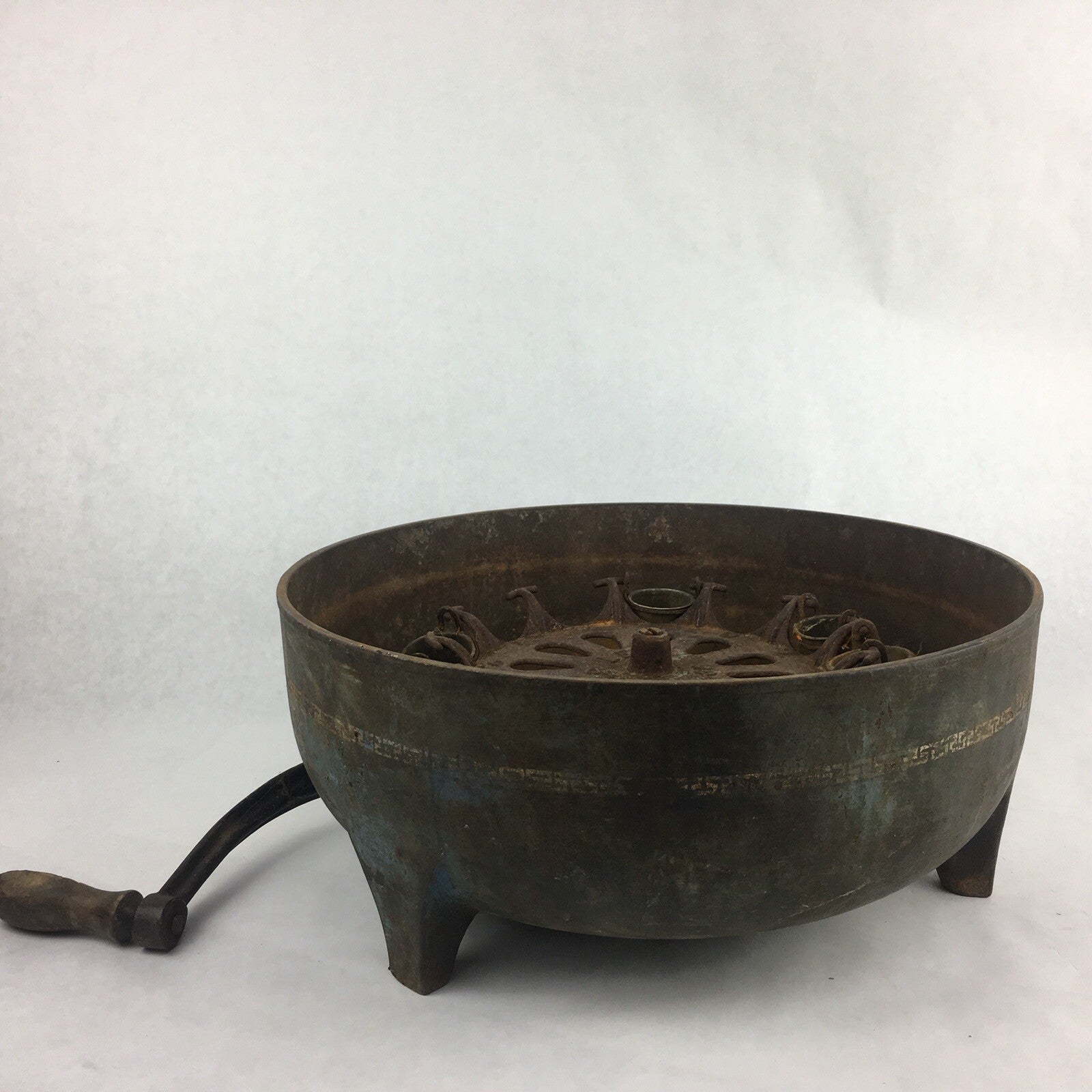 Antique D. H. Burrel Babcock Facile Milk & Cream Tester Cast Iron Centrifuge
