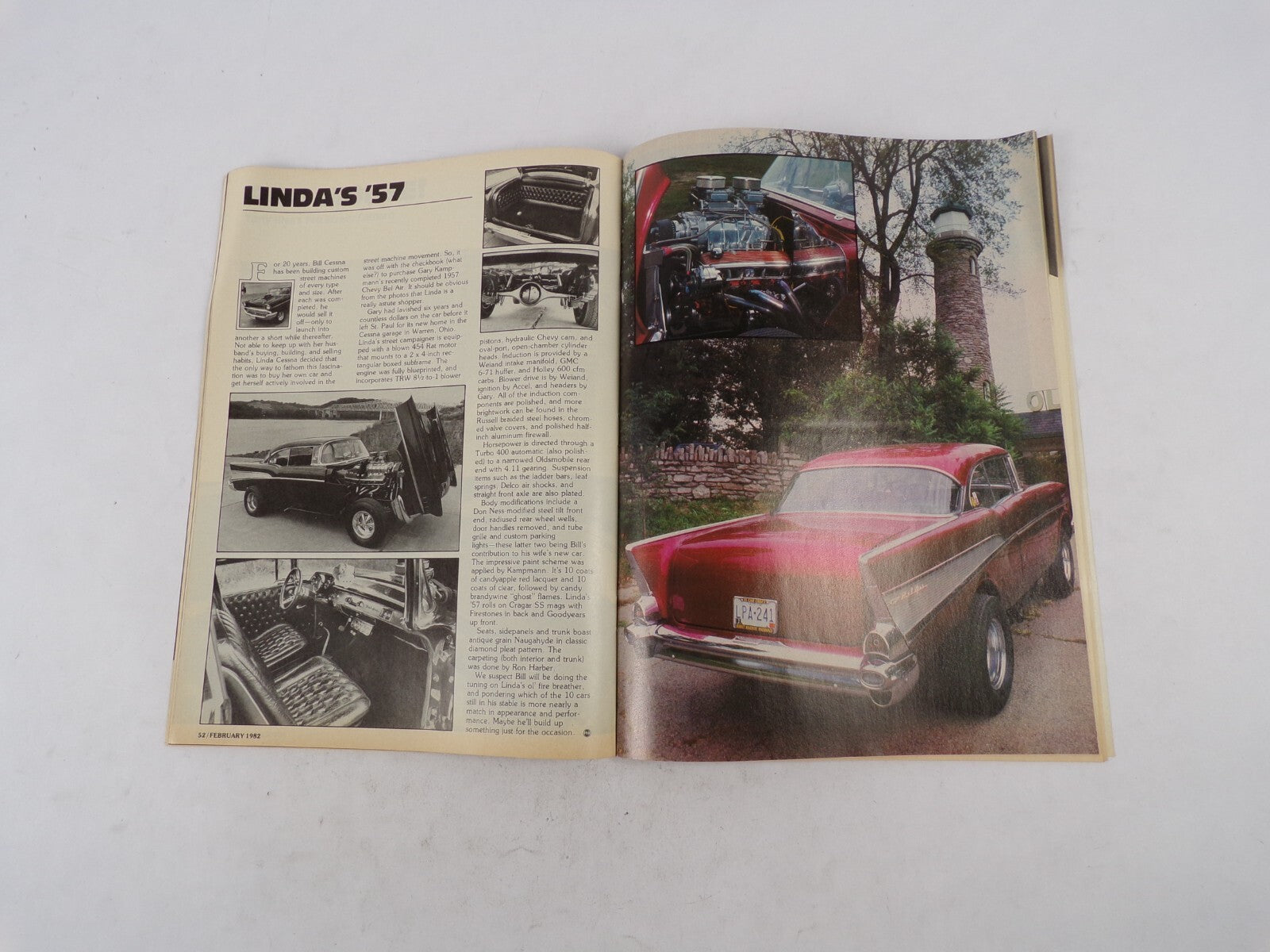 February 1982 Hot Rod Magazine First Look! '82 Pontiac V-8 Trans-Am Chevy Fever