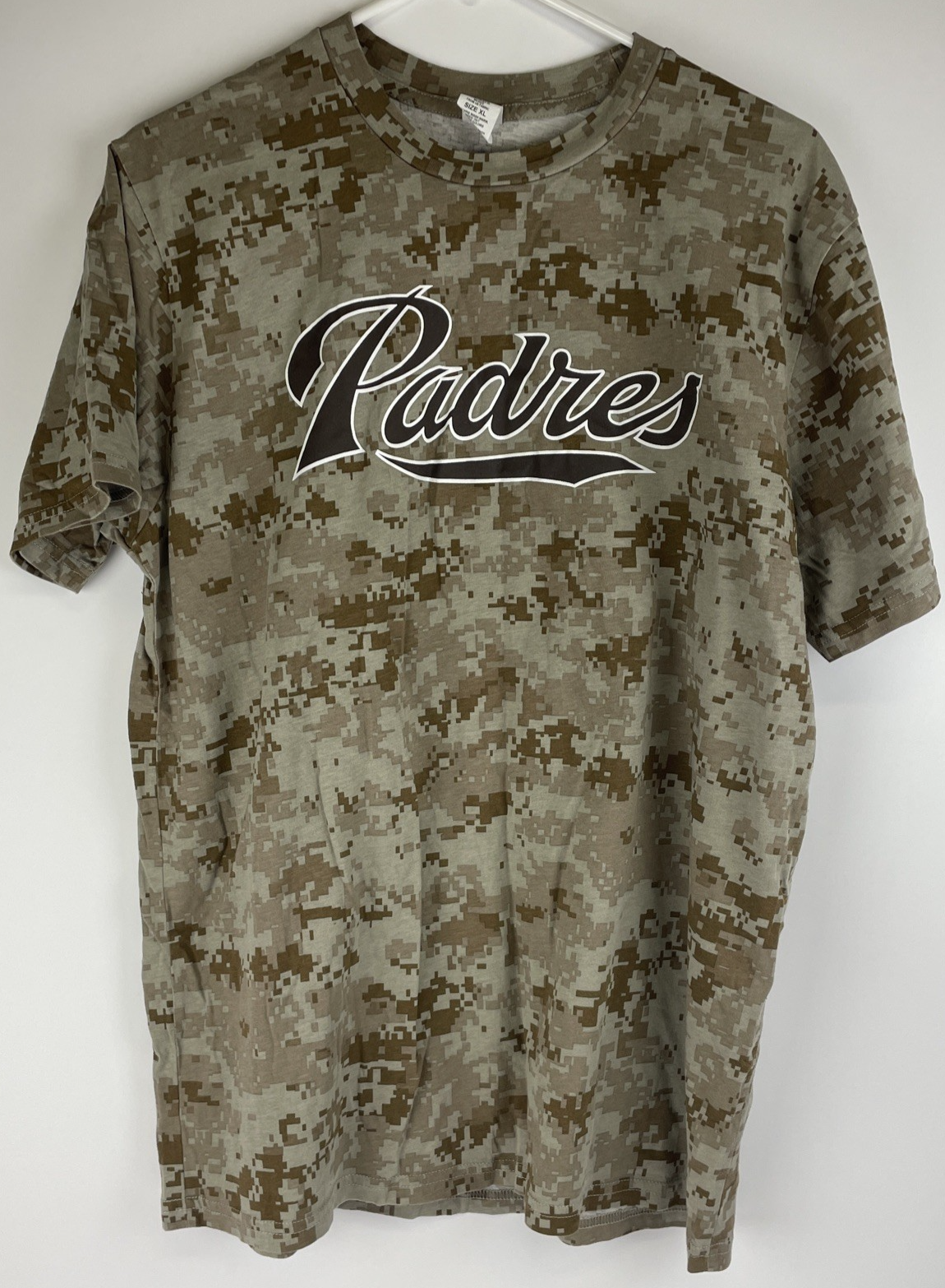 San Diego Padres Digi Camouflage Shirt JC Star Jerry Coleman Size XL SGA Camo
