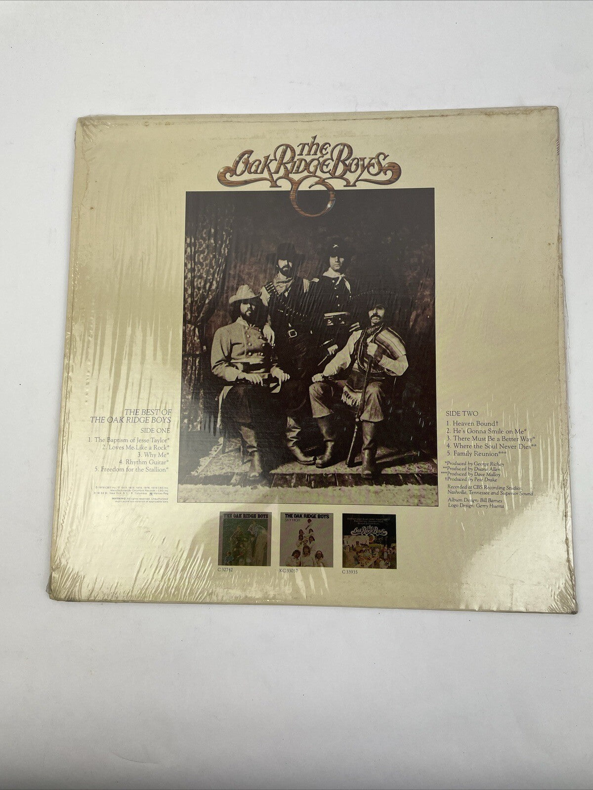 The Oak Ridge Boys "The Best of" 1978 Country / Gospel LP Vinyl Record Columbia