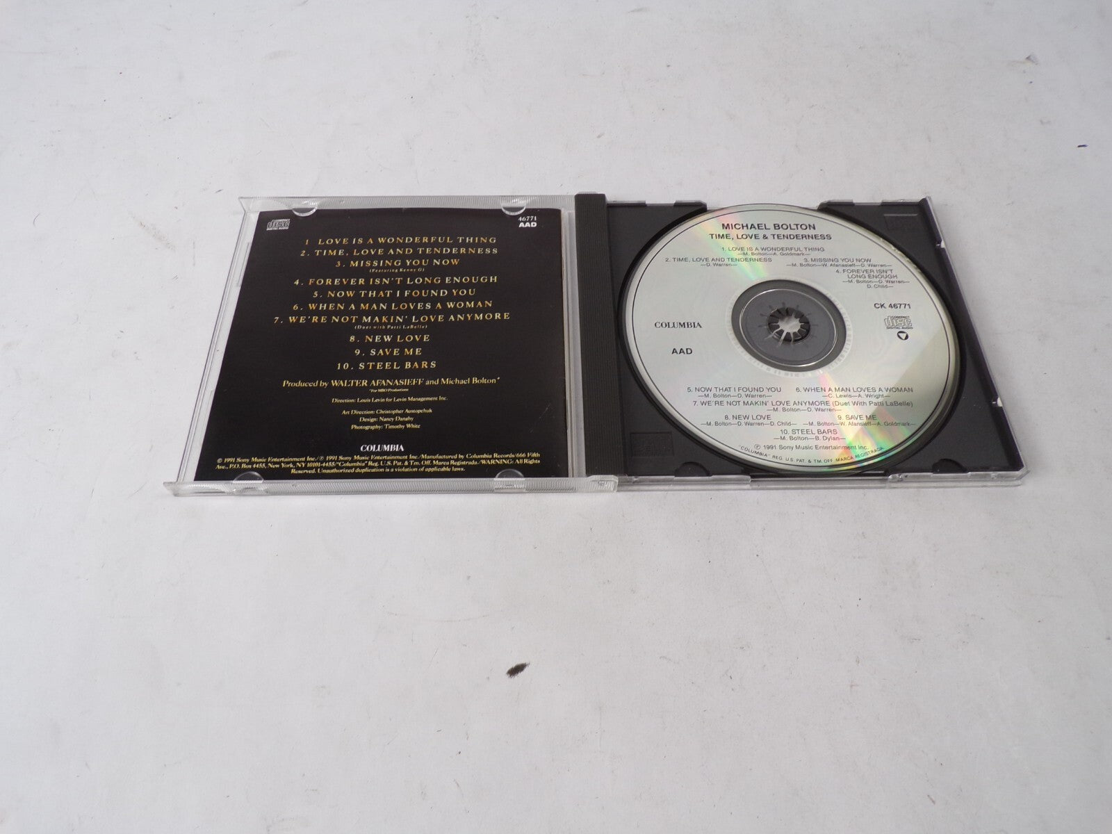 Michael Bolton Time, Love & Tenderness Love Is A Wonderful Thing Time, LoveCD#62