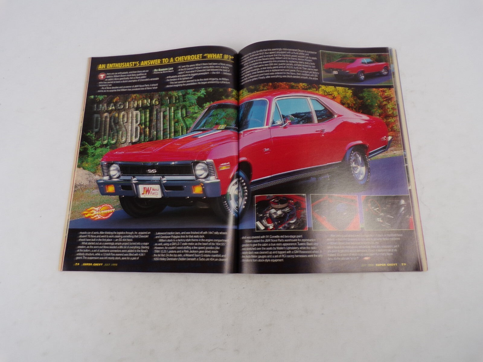 July 1998 Super Chevy Feature Car Blowout Hot Machines, Cool Color One-On-One