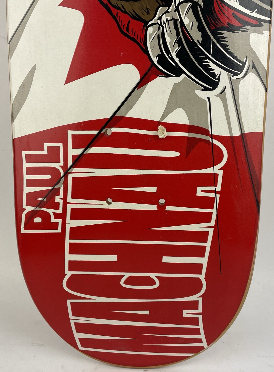 Signed Powell Paul Machnau 1st Pro Model Sample Skateboard Deck Grizzly Bear