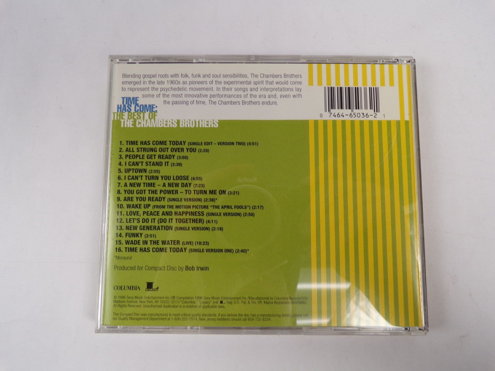 Time Has Come The Best Of The chambers Brothers CD #19
