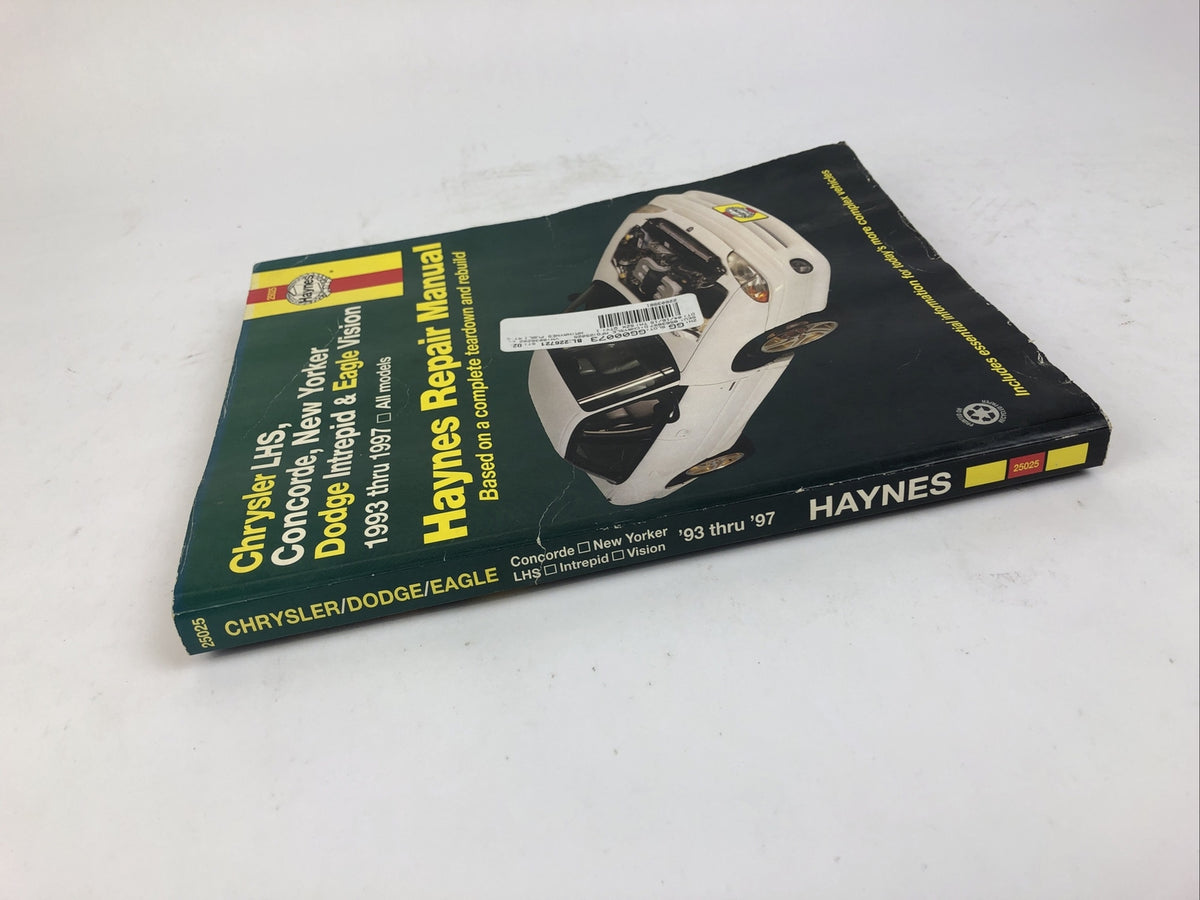 Haynes 25025 Repair Manual Chrysler LHS, Concorde, New Yorker, Intrepid & Eagle