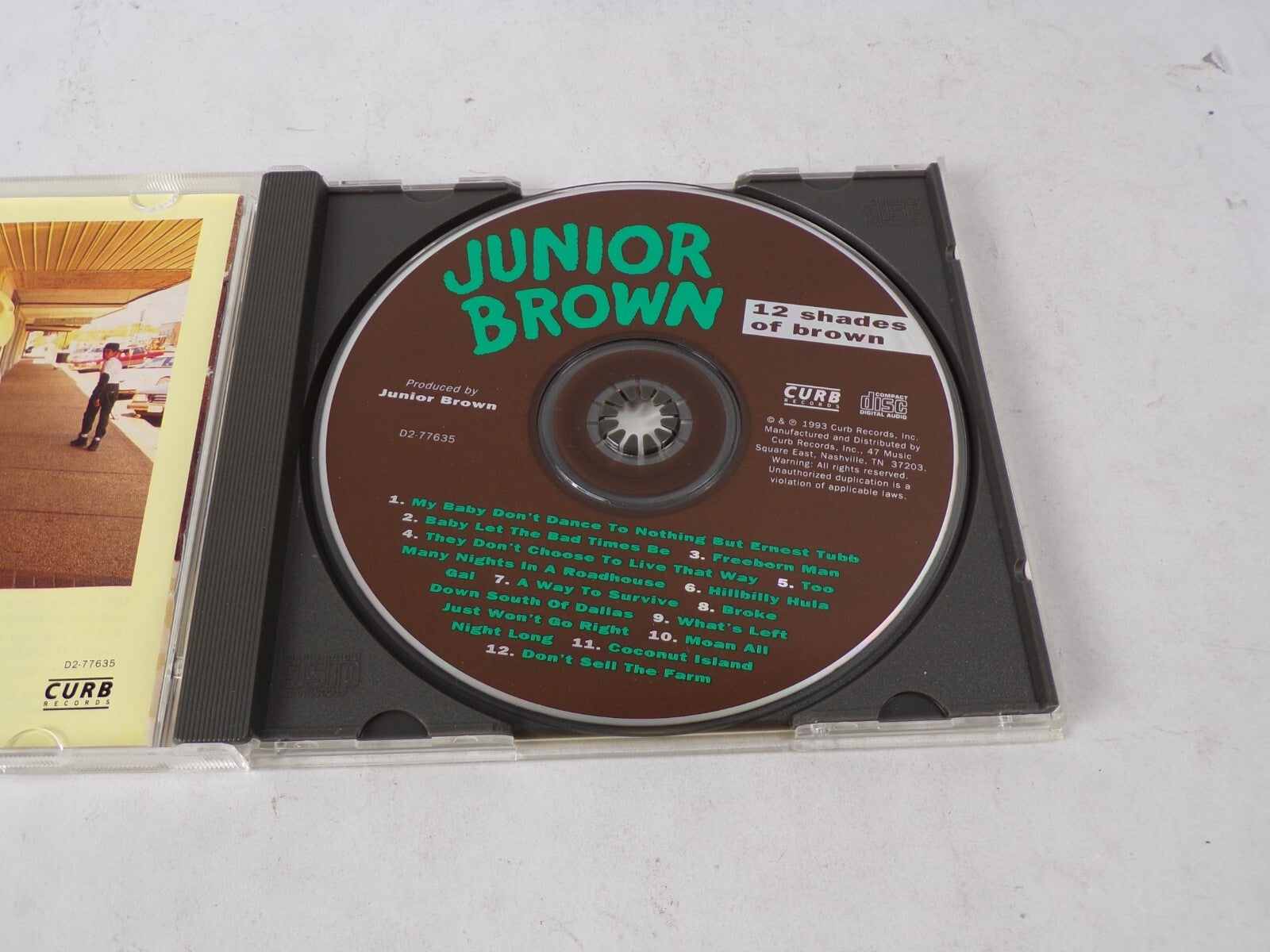Junior Brown 12 Shades Of Brown My Baby Don't Dance To Nothing But Ernet CD#62