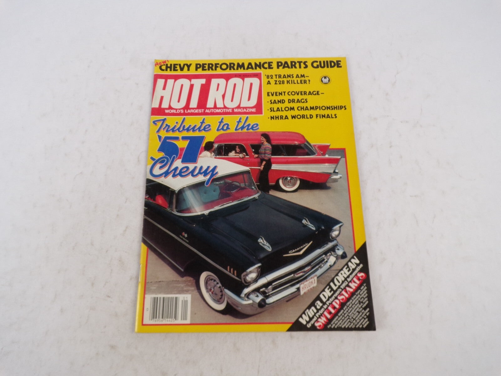 June 1986 Hot Rodding Magazine Tribute To The '57 Chevy Performance Parts Guide