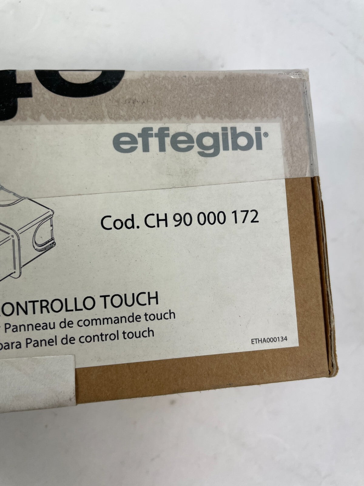 Effegibi CH90000172 Touch Nuvola Smart Power steam control counter box
