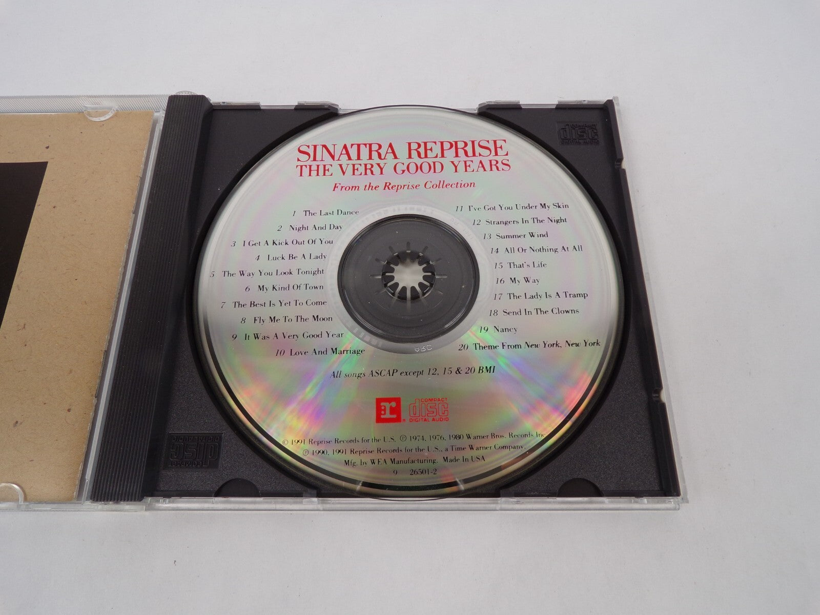 Sinatra Reprise The The Last And Day I Get A Kick Out Of You Night And Day CD#63