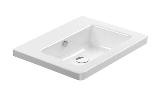 Catalano New Light 62 rectangular ceramic bathroom washbasin sink 24-3/8 x 19 inch