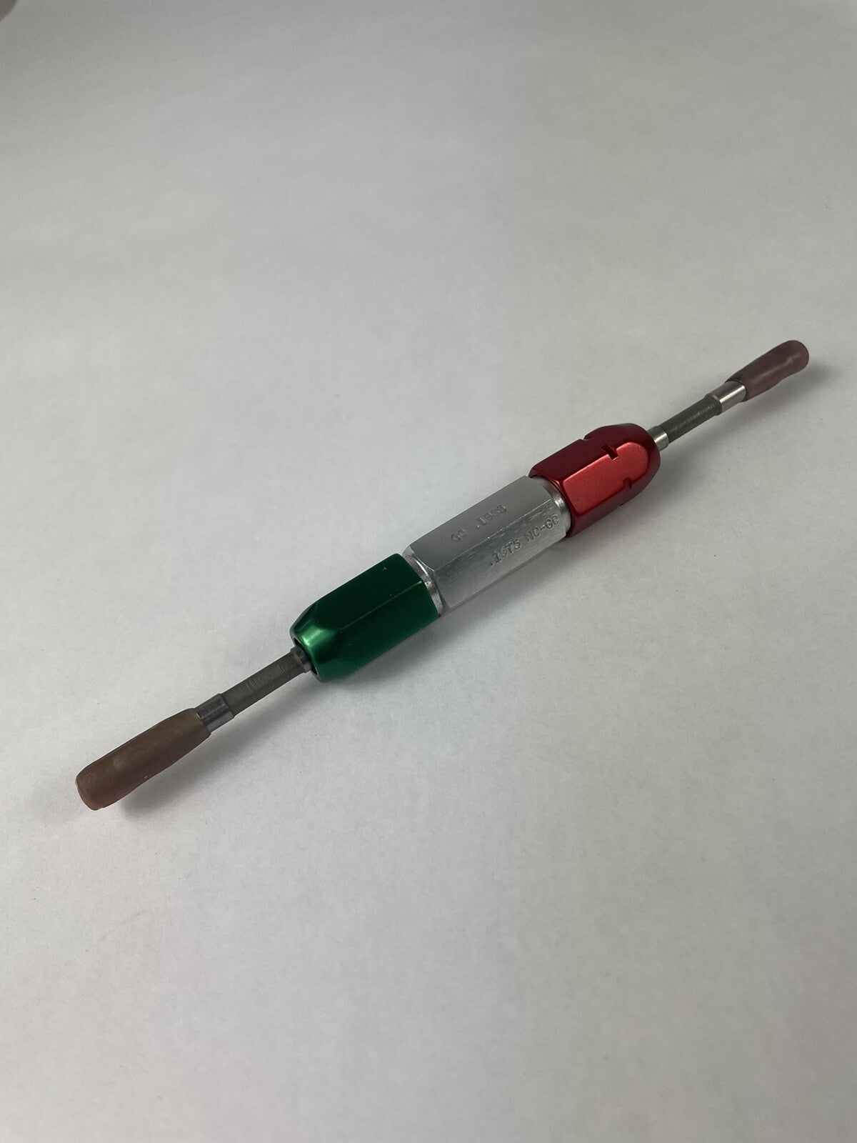 Reversible Plain Go NoGo Pin Plug Gage Gauge with handle X= .1965 & .1975